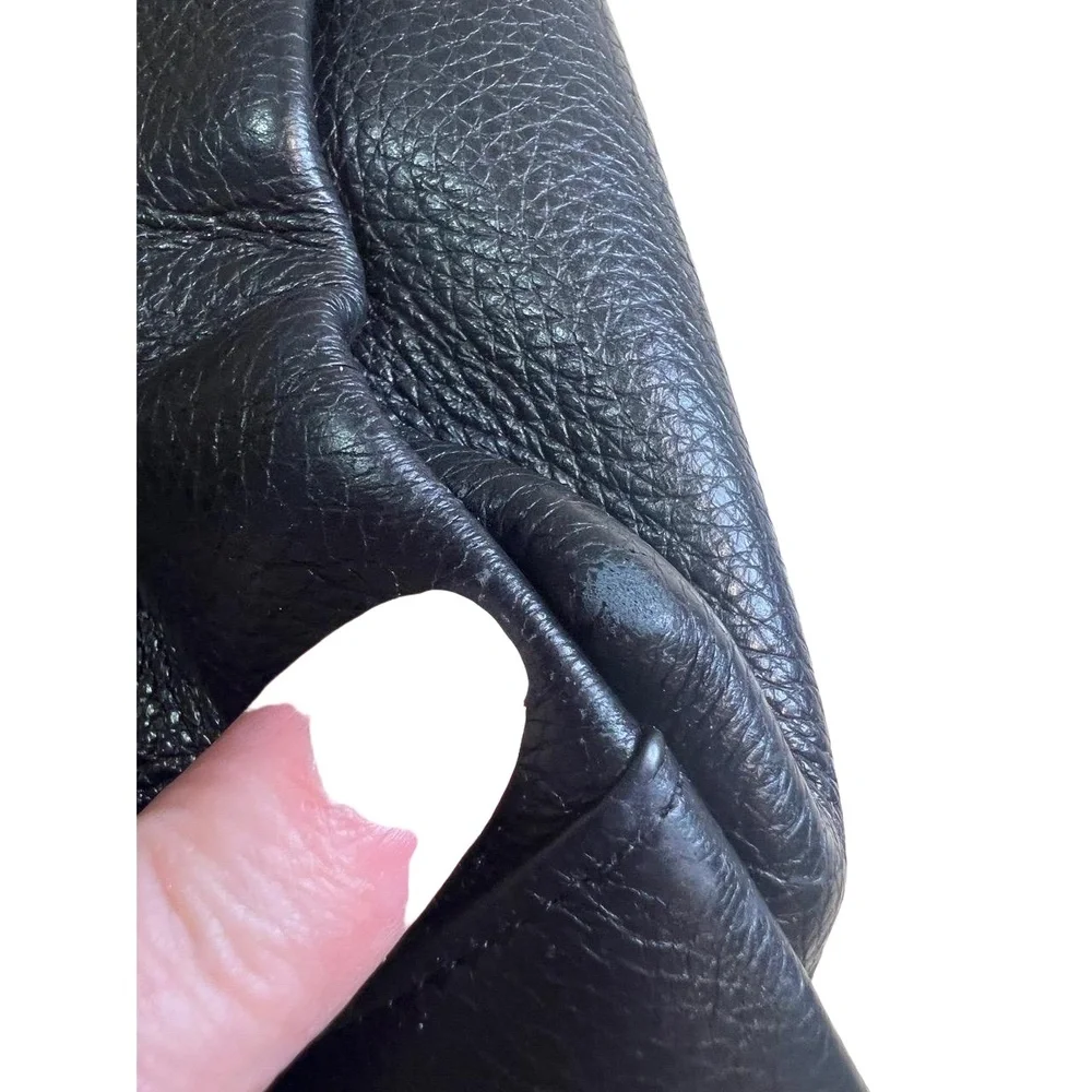 Coach Black F1381-F28966 Hobo Bag Leather Gold Hardware Logo Emblem - Picture 3 of 13